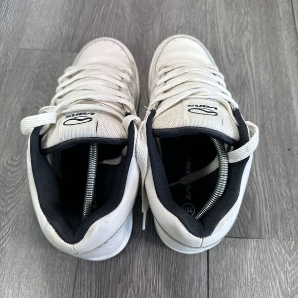 Vintage 90s Vans Dempsey Skateboarding Chunky Fat Tongue Leather Shoes Sz  11.5
